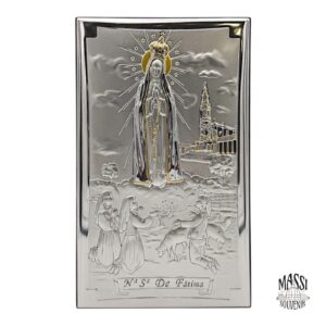 Our Lady of Fatima silver icon