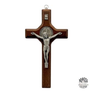 Crucifix St. Benedict wood